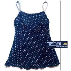 Vintage Gabar Polka Dot Bathing Suit M